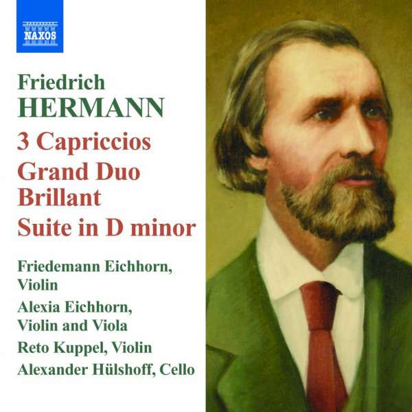 <b>Friedrich Hermann</b>: Capriccios Nr.1-3 für 2 Violinen - 0747313206674